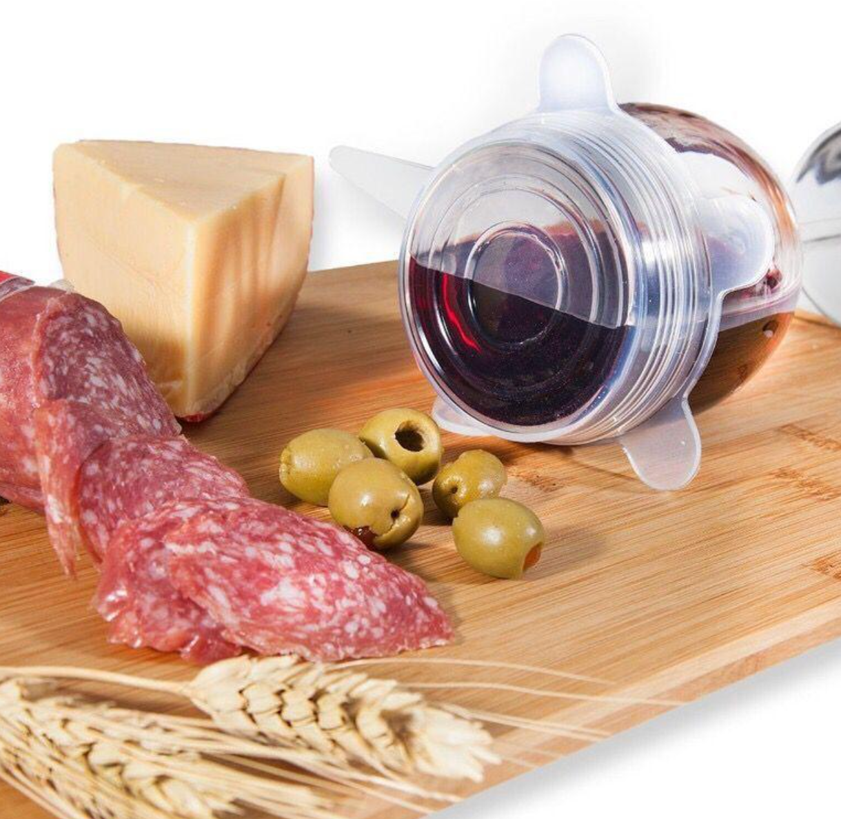 PACK DE 6 UNIDADES DE TAPAS DE SILICONA REUTILIZABLES - PLASTICFREE™