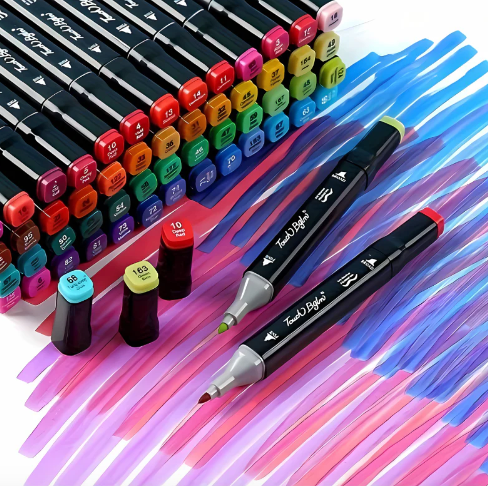 PACK 60 Rotuladores Doble Punta Resistente al Agua - TCUH STYLE®