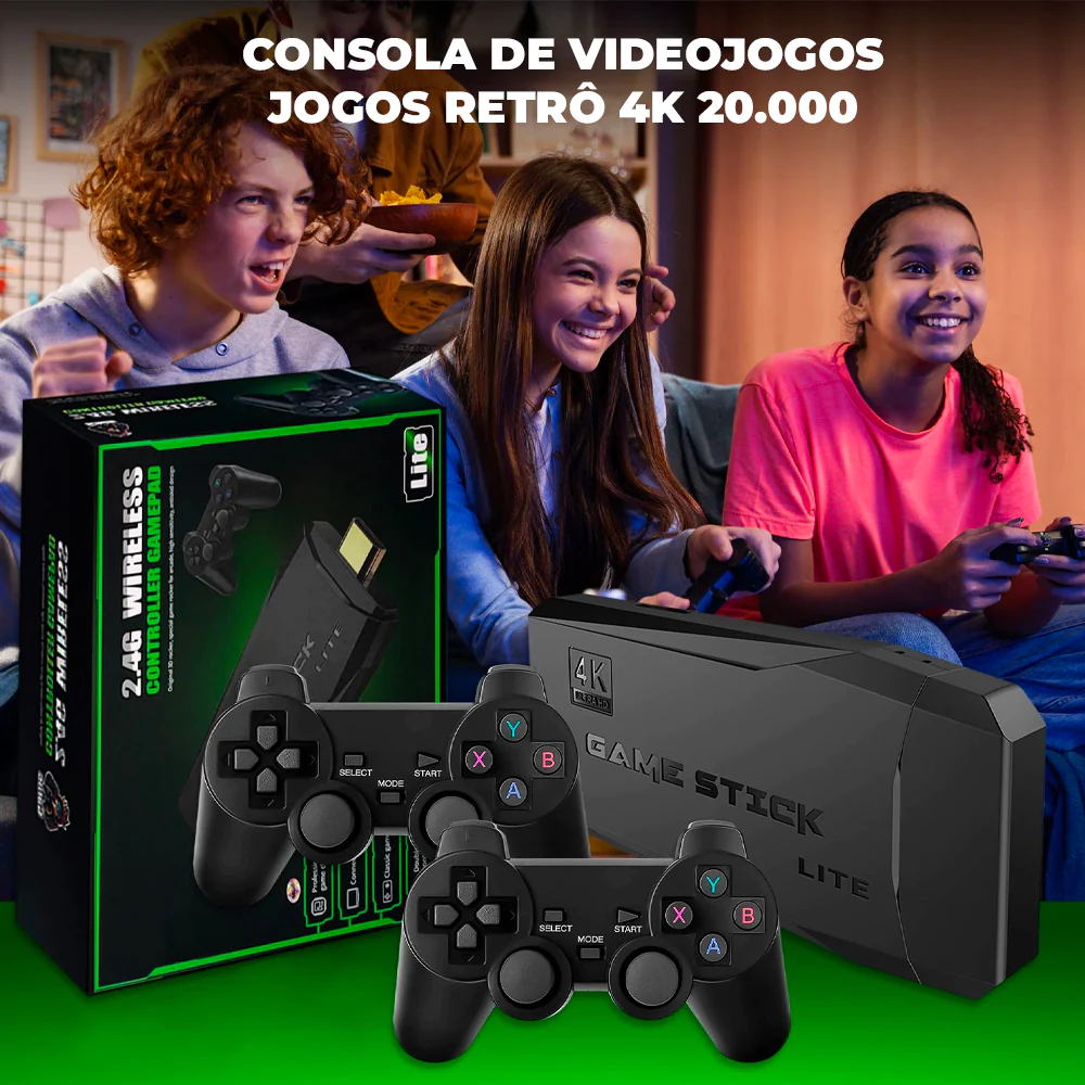 PREMIUM PACK 2025 - CONSOLA RETRO 4K CON 20.000 JUEGOS