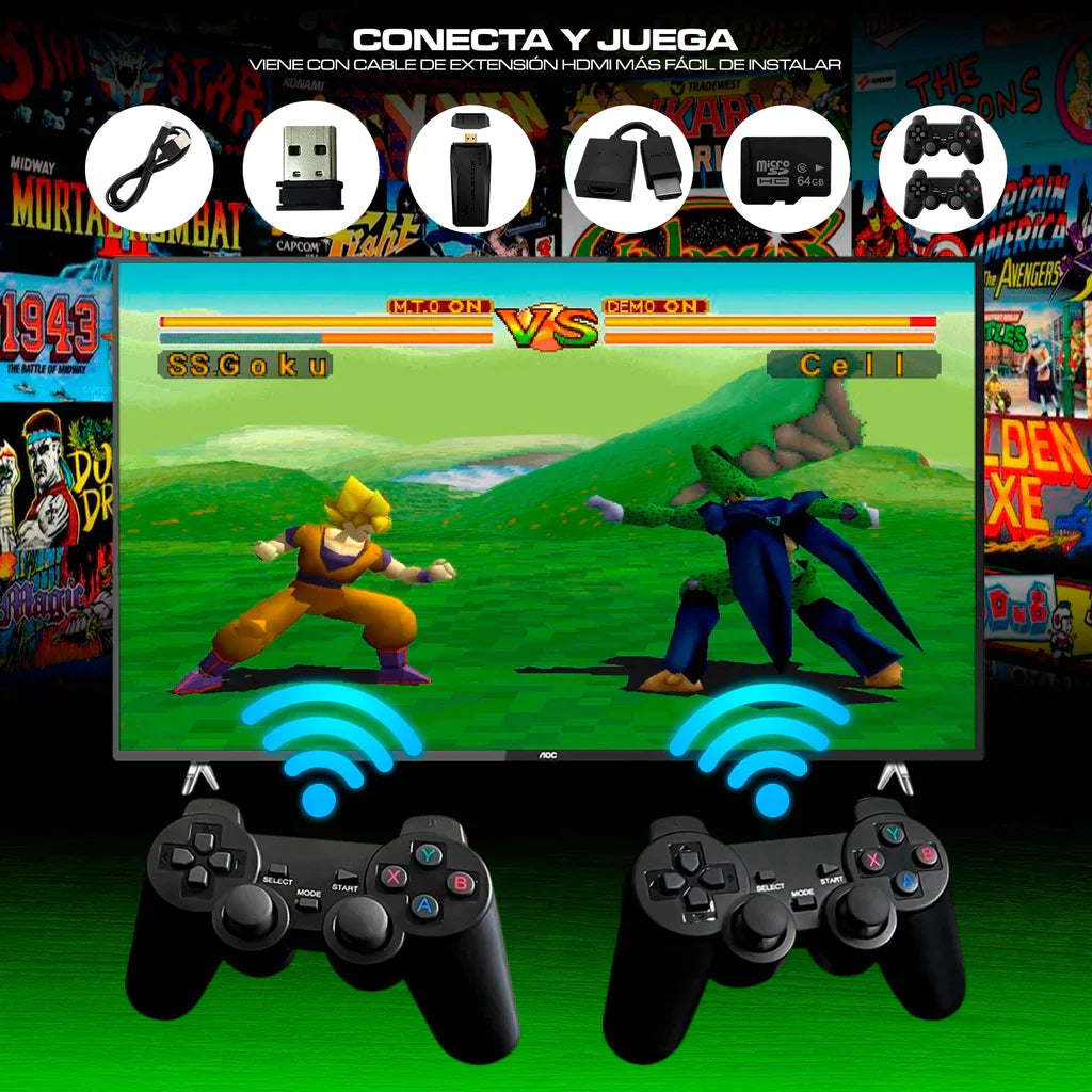 PREMIUM PACK 2025 - CONSOLA RETRO 4K CON 20.000 JUEGOS
