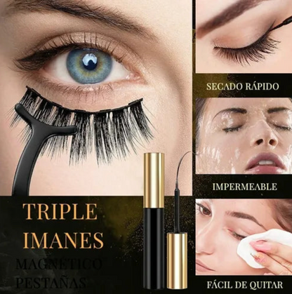 PESTAÑAS MAGNÉTICAS 4D - PACK PREMIUM